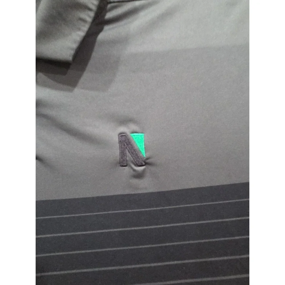 Nike Golf Dri-fit Standard fit Gray Polo Golf Shirt Mens Sz XXL